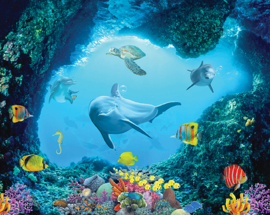 Dolphin Cave Towel for 2